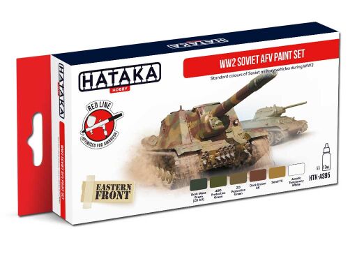 HTK-AS95  WW2 Soviet AFV paint set farby modelarskie