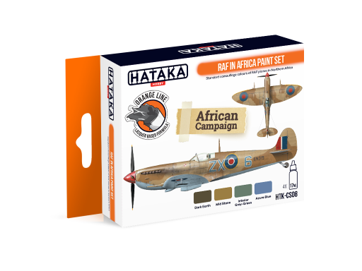 HTK-CS08 RAF in Africa paint set --> ORANGE LINE farby modelarskie