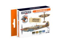 HTK-CS08 RAF in Africa paint set --> ORANGE LINE