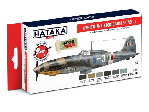 HTK-AS103 WW2 Italian Air Force Paint set vol. 1 farby modelarskie