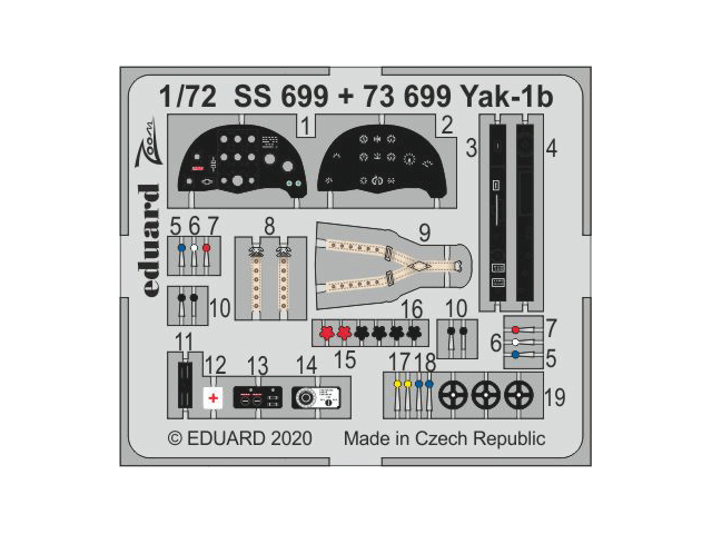 Akcesoria do modelu Jak-1b